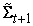 Egydimenziós, linearizált mozgási modell illusztrálása: (a) Az f függvény és t + 1 időpontbeli μt középértéke és kovarianciája (Σt alapján). (b) A linearizált változat az f érintője a μt pontban. A μt középérték ugyanaz marad, ugyanakkor az előrevetített kovariancia már különbözik a Σt+1-től.